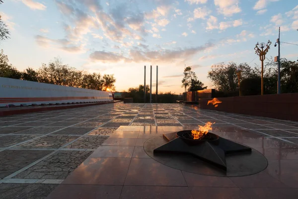 Parque Victoria Ciudad Elista Kalmykia — Foto de Stock