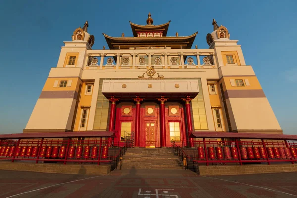 Templo Religión Buddhism Kalmykia Imagen De Stock