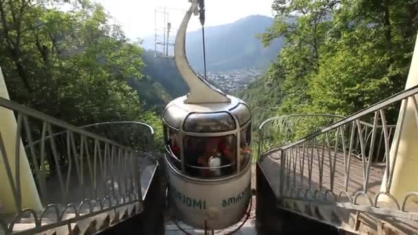 Cabine Dans Téléphérique Borjomi — Video