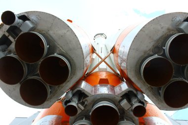 Samara 'da büyük bir roketin türbinleri