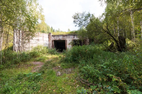 Grande Hangar Abbandonato Attrezzature — Foto Stock