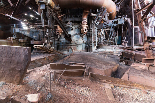 plant room with machine tools