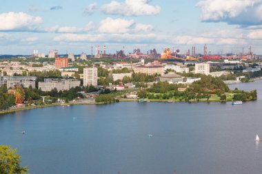 Nizhny Tagil şehri manzarası