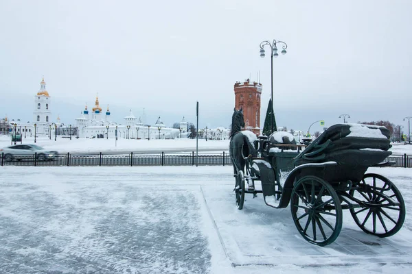 Hito Ciudad Tobolsk Imagen De Stock