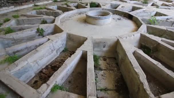 Abandoned Radon Baths Tskhaltubo — Stock Video