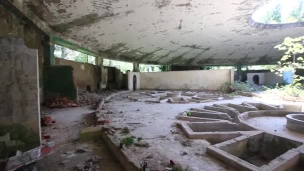 Sanatorio Abandonado Del Ussr — Vídeo de stock