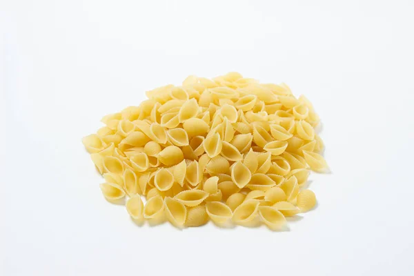 Pasta White Background Isolated Pasta Flour Products — Stock Photo, Image