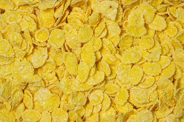 Full Screen Cornflakes Food Background Healthy Breakfast — Stock Photo, Image