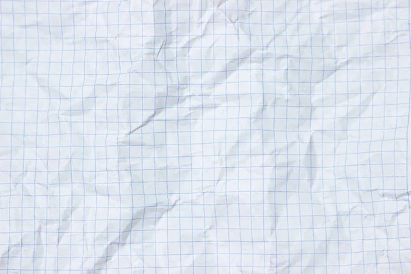 Une Feuille Papier Froissée Pour Remplir Écran Papier Blanc Pour — Photo