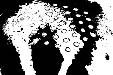 Siyah beyaz desenli, soyut arkaplan, kopyalama alanı