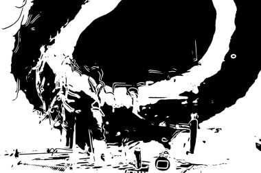 siyah ve beyaz desenli, soyut arkaplan