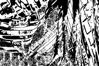 Siyah beyaz desenli, soyut arkaplan