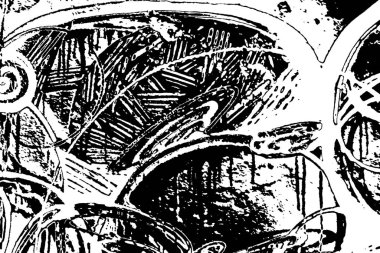 Soyut desenli arka plan. Resim siyah ve beyaz tonların efektini içerir.