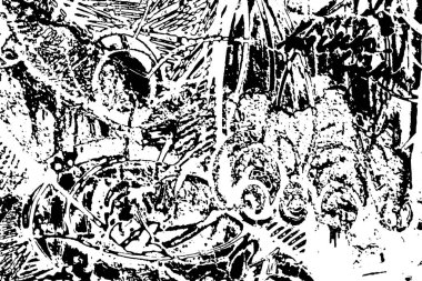 Soyut desenli arka plan. Resim siyah ve beyaz tonların efektini içerir.