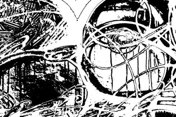 Soyut desenli arka plan. Resim siyah ve beyaz tonların efektini içerir.