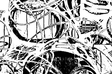 Soyut desenli arka plan. Resim siyah ve beyaz tonların efektini içerir.