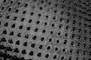 Soyut arkaplan. Monokrom dokusu. Görüntü, siyah ve beyaz tonun etkilerini de içeriyor. Kasılma ve kurutma efektleri çatlatır