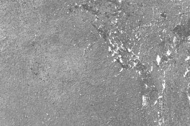 Soyut arkaplan. Monokrom dokusu. Görüntü, siyah ve beyaz tonun etkilerini de içeriyor. Kasılma ve kurutma efektleri çatlatır