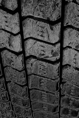 Soyut arkaplan. Monokrom dokusu. Görüntü, siyah ve beyaz tonun etkilerini de içeriyor. Kasılma ve kurutma efektleri çatlatır