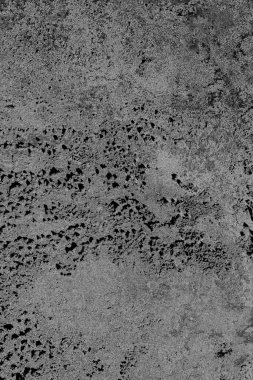 Soyut arkaplan. Monokrom dokusu. Görüntü, siyah ve beyaz tonun etkilerini de içeriyor. Kasılma ve kurutma efektleri çatlatır