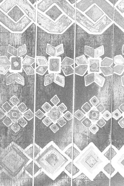 Çizik ve çatlaklarla bembeyaz bir doku.