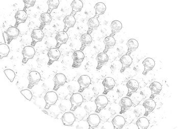 Çizik ve çatlaklarla dolu pis bir doku.