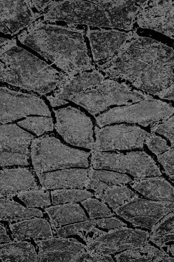 Çizik ve çatlaklarla metal doku