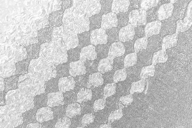 Çizik ve çatlaklarla bembeyaz bir doku.