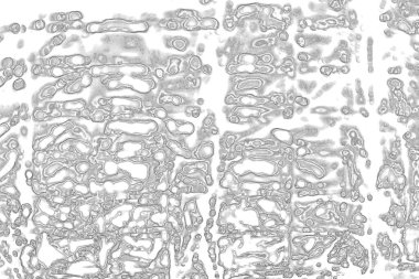 Çizik ve çatlaklarla dolu pis bir doku.