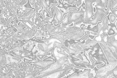 Çizik ve çatlaklarla dolu pis bir doku.