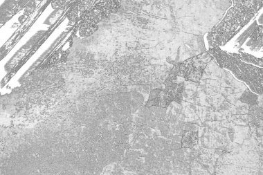 Çizik ve çatlaklarla dolu gri bir doku.