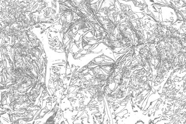 Çizik ve çatlaklarla dolu gri bir doku.