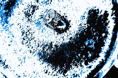 grungy soyut mavi desenli arkaplan