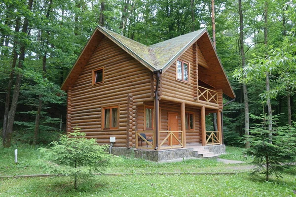 Maison Bois Dans Les Bois — Photo