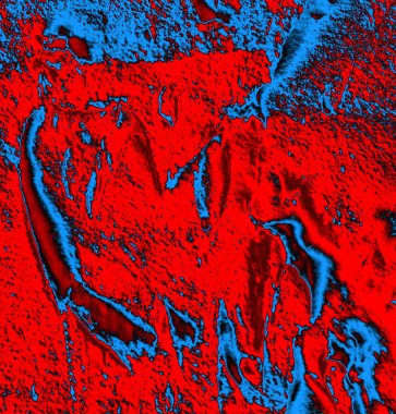 Soyut grungy desenli mavi ve kırmızı arkaplan