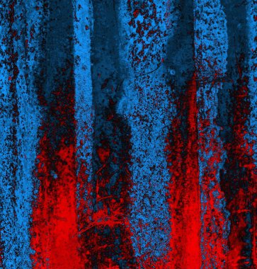 Soyut grungy desenli mavi ve kırmızı arkaplan