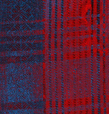 Soyut grungy desenli mavi ve kırmızı arkaplan