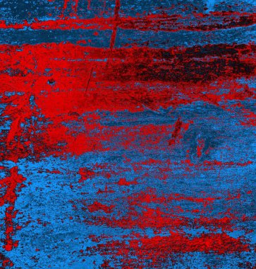 Soyut arkaplan, doku. Mavi ve kırmızı 