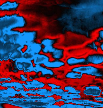 Soyut arkaplan, doku. Mavi ve kırmızı 