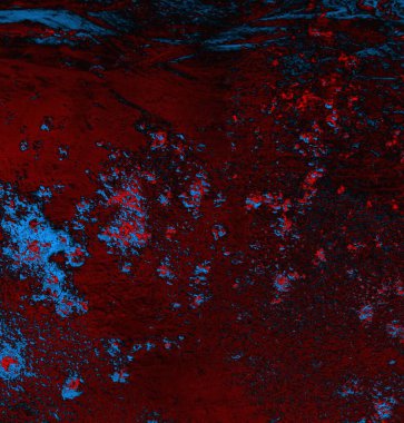 Soyut arkaplan, doku. Mavi ve kırmızı 