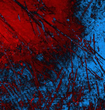 Soyut arkaplan, doku. Mavi ve kırmızı 