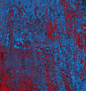 Soyut grungy desenli mavi ve kırmızı arkaplan