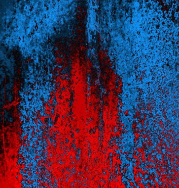 Soyut grungy desenli mavi ve kırmızı arkaplan