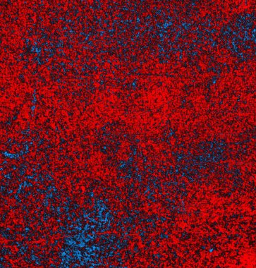 Soyut grungy desenli mavi ve kırmızı arkaplan