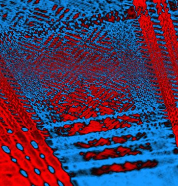 Soyut grungy desenli mavi ve kırmızı arkaplan