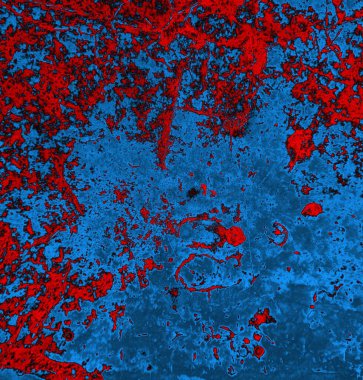 Soyut arkaplan, doku. Mavi ve kırmızı 