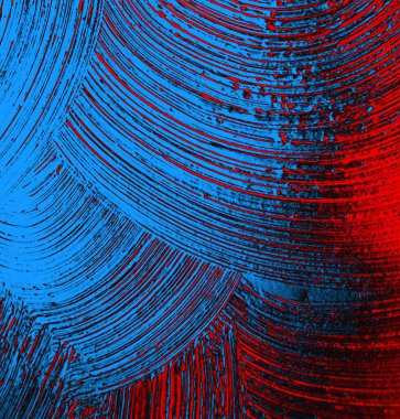 Soyut arkaplan, doku. Mavi ve kırmızı 