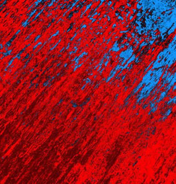 Soyut grungy desenli mavi ve kırmızı arkaplan