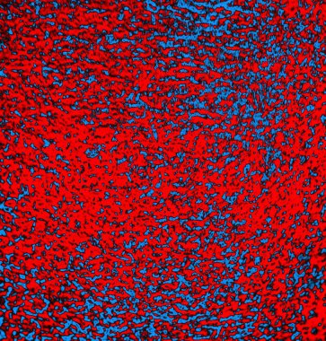 Soyut grungy desenli mavi ve kırmızı arkaplan