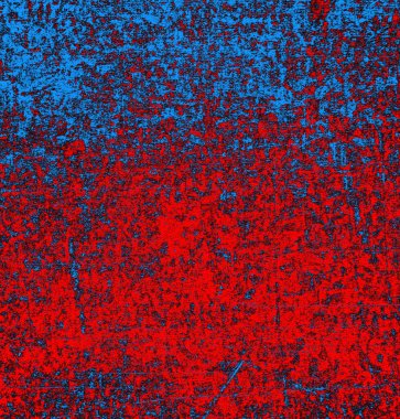 Soyut grungy desenli mavi ve kırmızı arkaplan